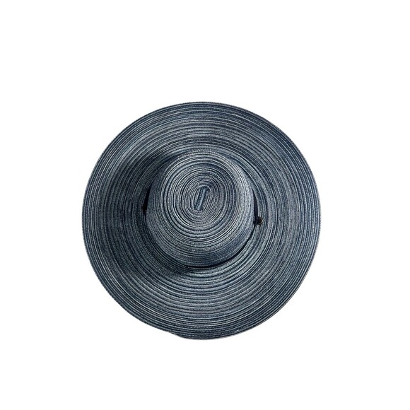 Sloggers Braided Hat 4.5” Wide Brim Blue Hues Gardening Sun Hat Medium 22 1/2” - Picture 5 of 6